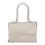 Borsa a mano da donna 100% vera pelle MYB-8030-FW-D86 GRIGIO PERLA My Best Bag