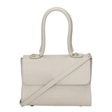 Borsa a mano da donna 100% vera pelle MYB-8030-FW-D86 GRIGIO PERLA My Best Bag