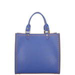 Borsa a mano da donna 100% vera pelle 07262-P 633 BLUETTE Roberta Rossi