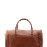 Borsa da viaggio unisex In Vera pelle Made in Italy 52x37x29 cm