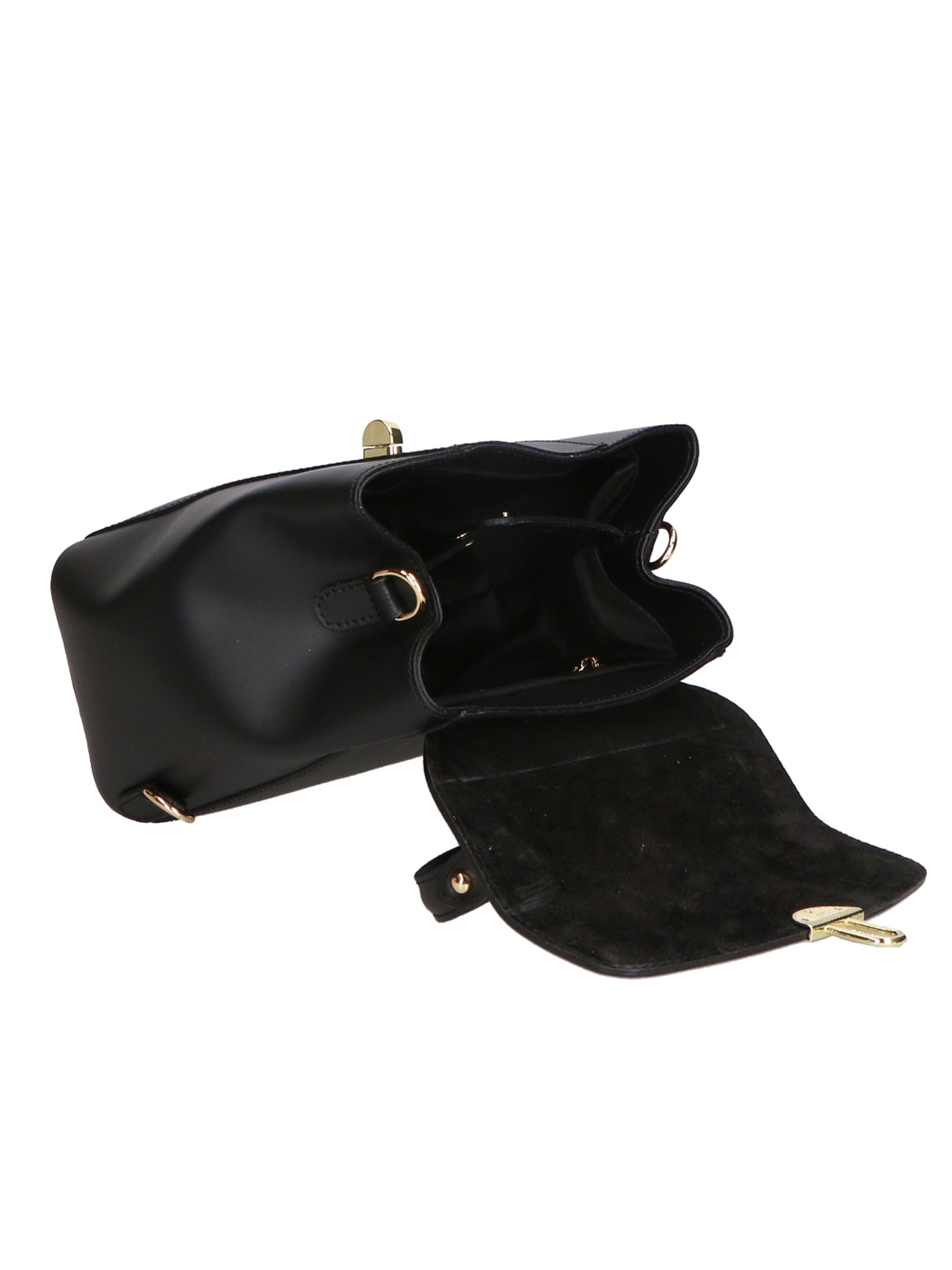 Giuditta Borsa a mano da donna 100% pelle 05937-P218 NERO Gave Lux