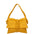 Borsa a spalla da donna Vera pelle 07172-S04 GIALLO Viola Castellani