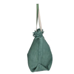 Agnese Borsa Shopper da donna Cotone e pelle 04649-D96 MENTA  Gave Lux