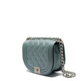 Borsa a mano da donna 100% PVC FLAT ZOE-BLACK + OFF SILVER Marc Ellis