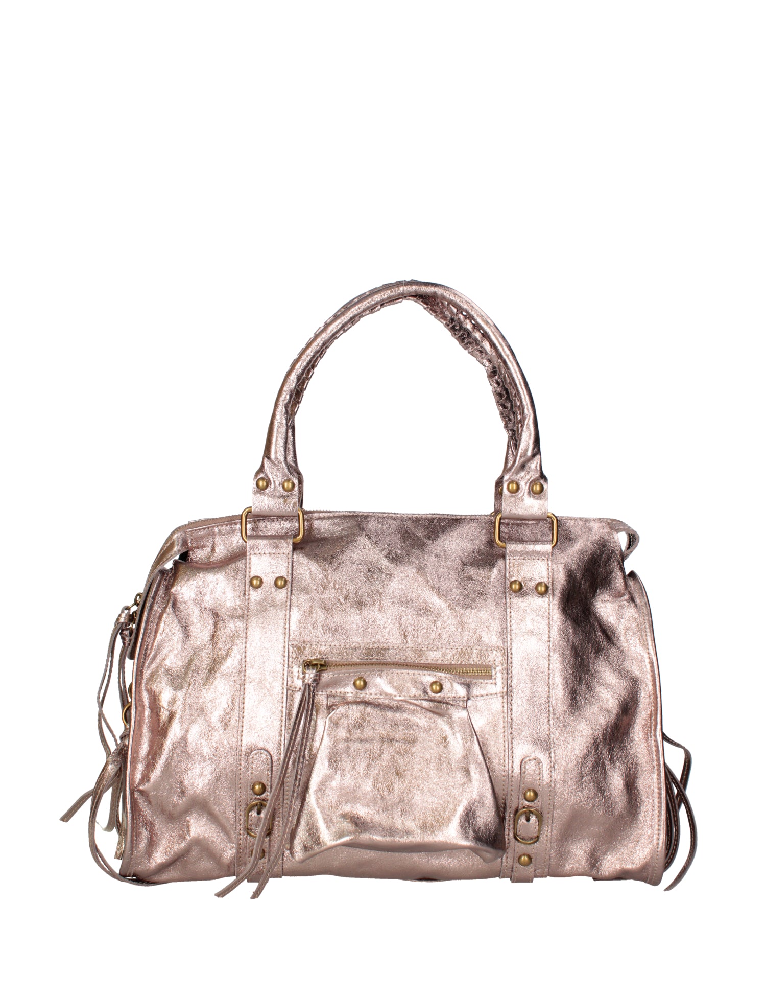 Novara Borsa a spalla da donna Vera pelle 06090 LM-L005 BRONZO Gave Lux