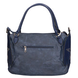 Rosa Borsa a mano da donna Ecopelle 8016-BLU Gave Lux