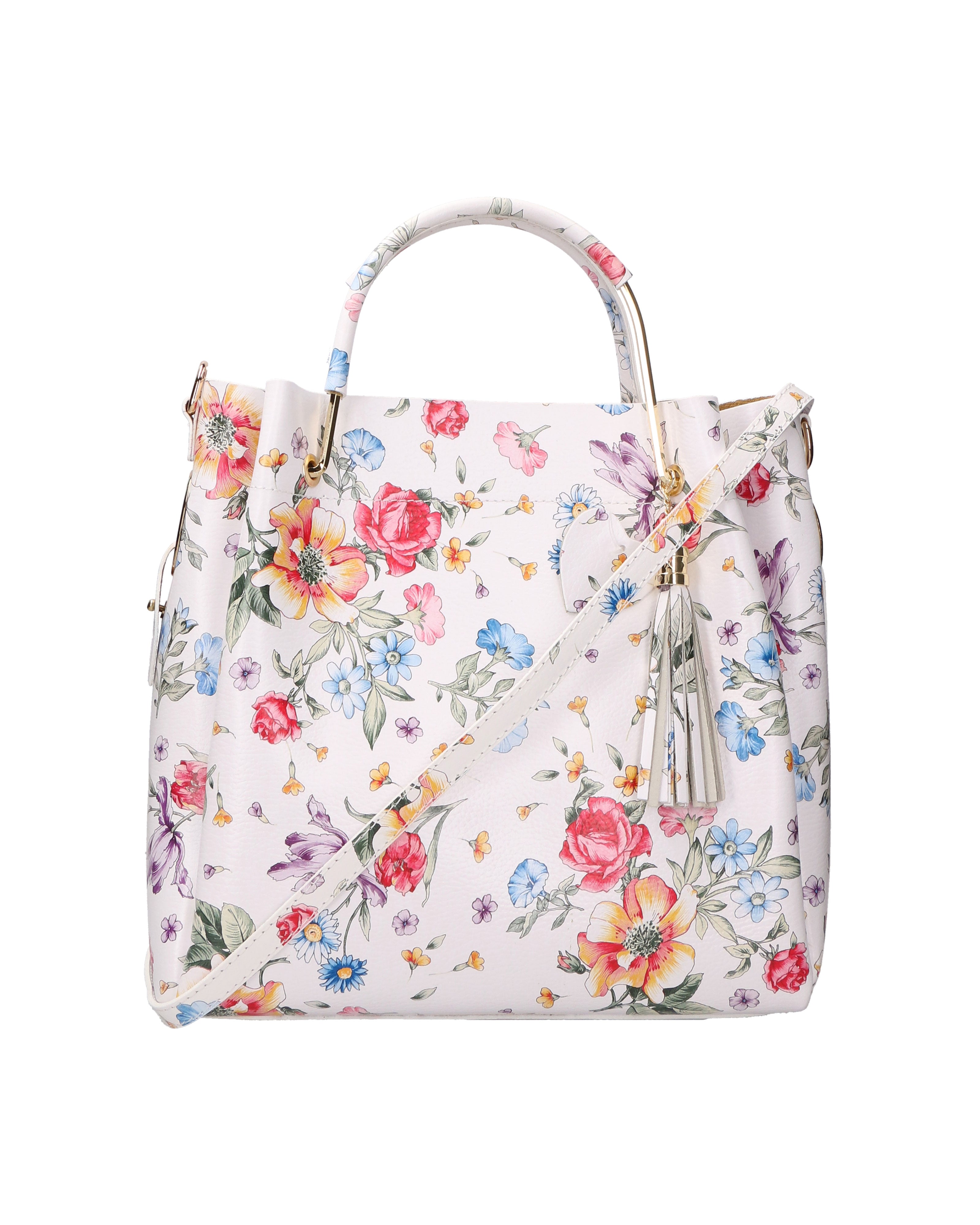 Zeffira Borsa a mano da donna 100% pelle 36003-FIORE-2 Gave Lux