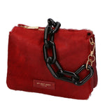 Borsa a spalla da donna Vera pelle di cavallino MYB-8021-FW-RUBINO My Best Bag