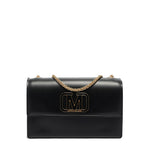 Borsa a mano da donna 100% Pvc FLAT SUPERMEE M-BLACK + LIGHT GOLD Marc Ellis