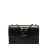 Borsa a mano da donna 100% Pvc FLAT SUPERMEE M-BLACK + LIGHT GOLD Marc Ellis