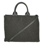 Allison Borsa a spalla da donna Paglia e pelle 05117-12 S28 NERO Gave Lux