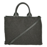 Allison Borsa a spalla da donna Paglia e pelle 05117-12 S28 NERO Gave Lux