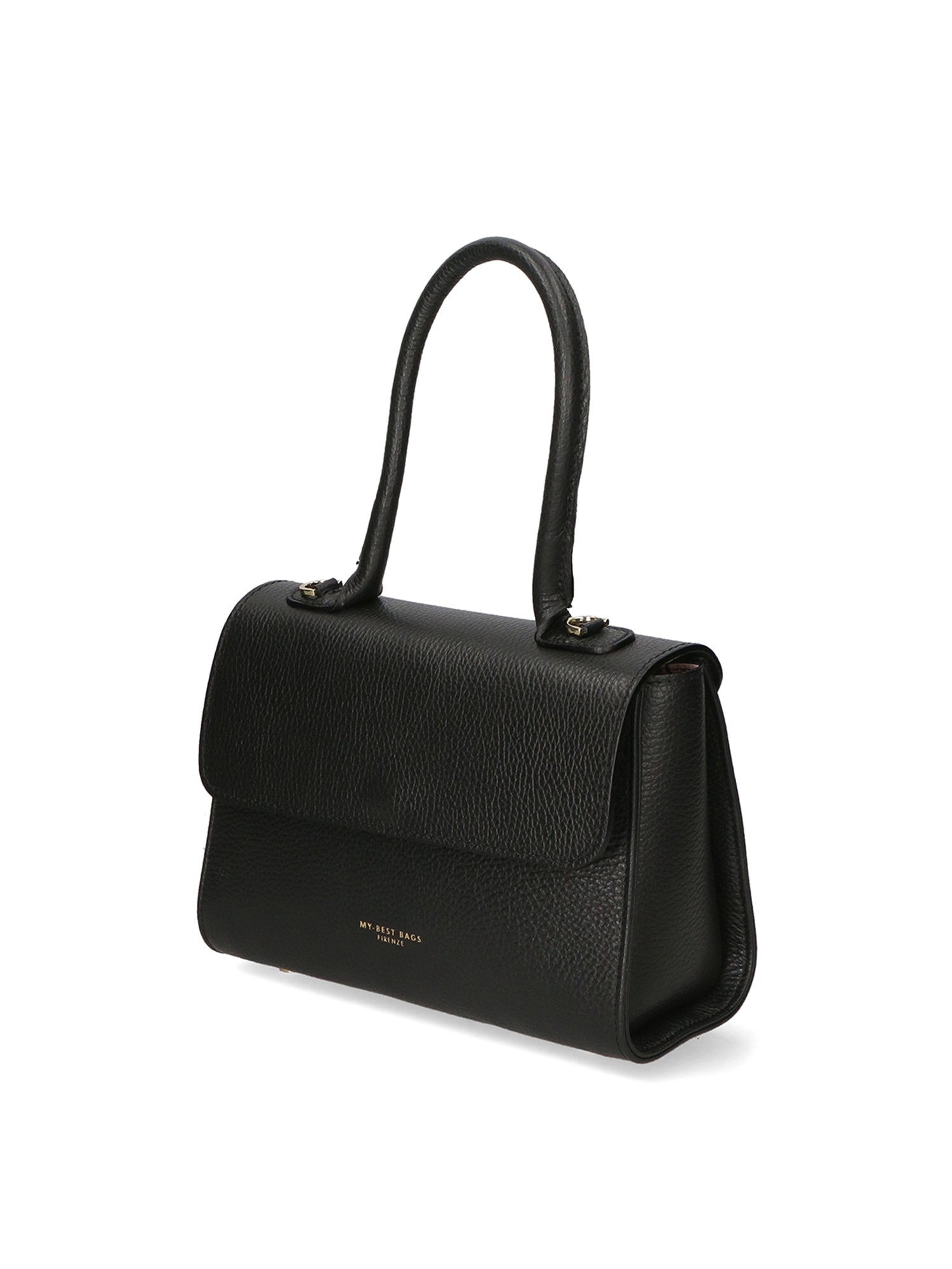 Borsa a mano da donna 100% vera pelle MYB-8030-FW-D28 NERO My Best Bag