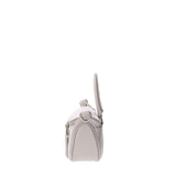 Mae Borsa a mano da donna Vera pelle 07142-D86 GRIGIO PERLA Viola Castellani