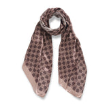 100% Poliestere Foulard da donna Erisma Lux Fashion BFR317-MARRONE Braccialini