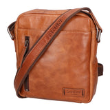 Borsa a tracolla unisex vera pelle Made in Italy SN5862847-TAN Santini Firenze