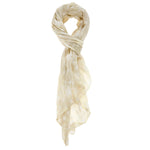Sole L2013-GIALLO Foulard unisex in cotone e seta Gave Lux