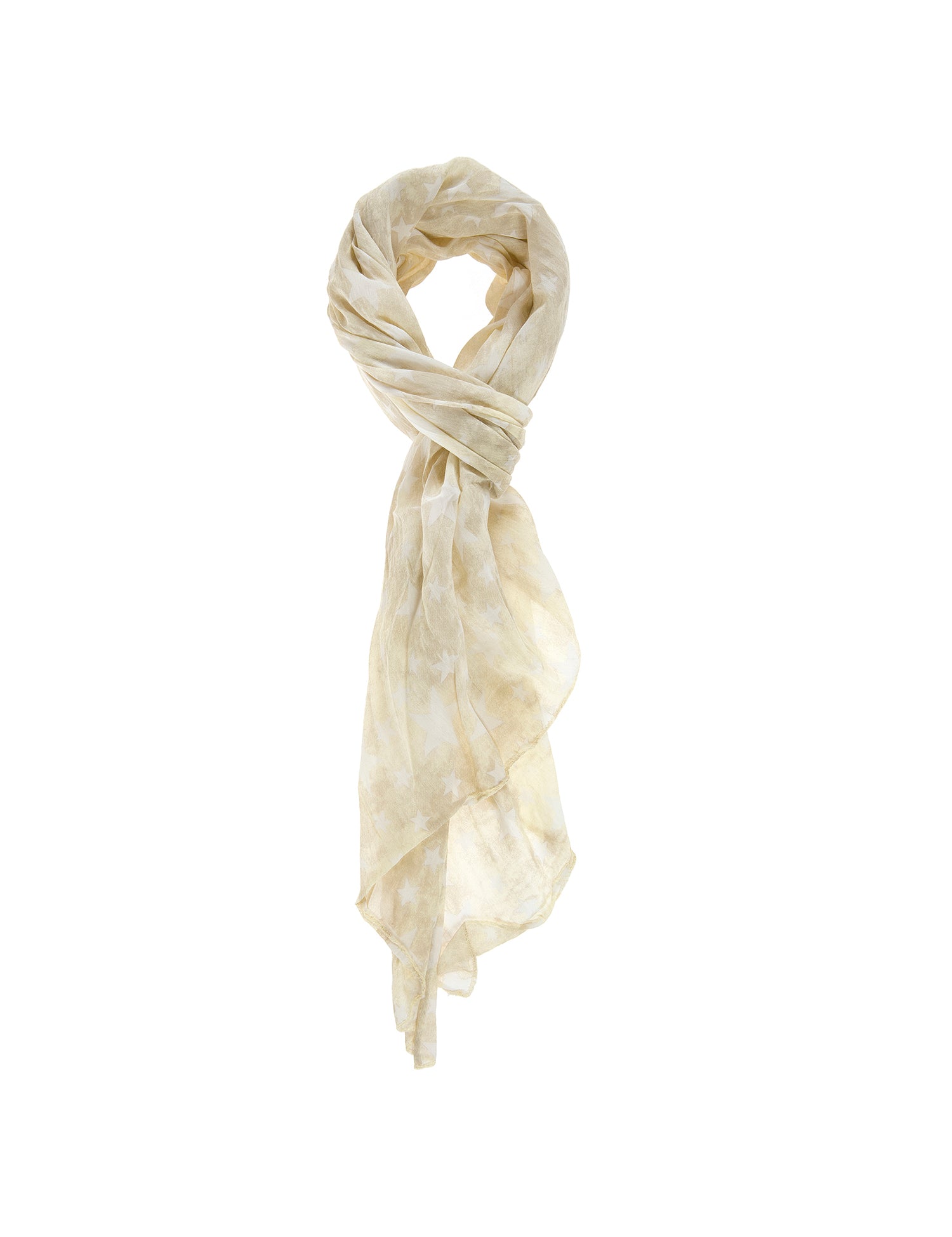 Sole L2013-GIALLO Foulard unisex in cotone e seta Gave Lux