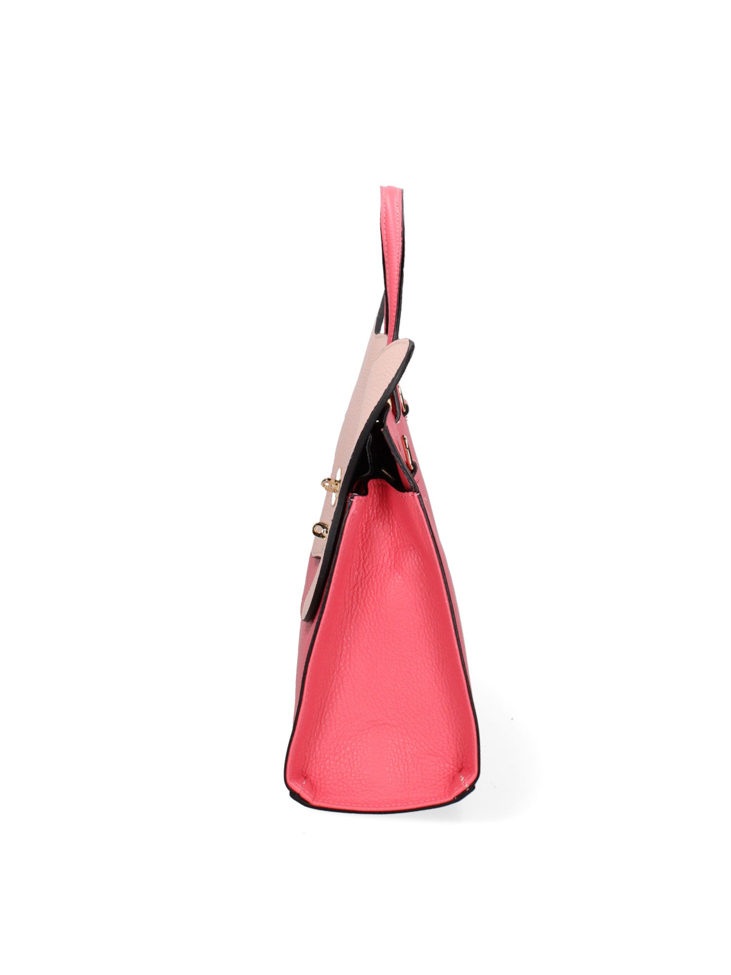 Arancia Borsa a mano da donna 100% pelle 8969-CORALLO+ROSA Gave Lux