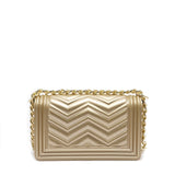 Borsa a mano da donna 100% PVC FLAT S MANHATTAN-GOLD + LIGHT GOLD Marc Ellis