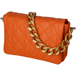 Aurélia Borsa a spalla da donna Vera pelle 04542-S29 ARANCIONE Gave Lux