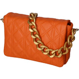 Aurélia Borsa a spalla da donna Vera pelle 04542-S29 ARANCIONE Gave Lux