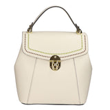 Giuditta Borsa a mano da donna 100% pelle 05937-L804 BEIGE Gave Lux