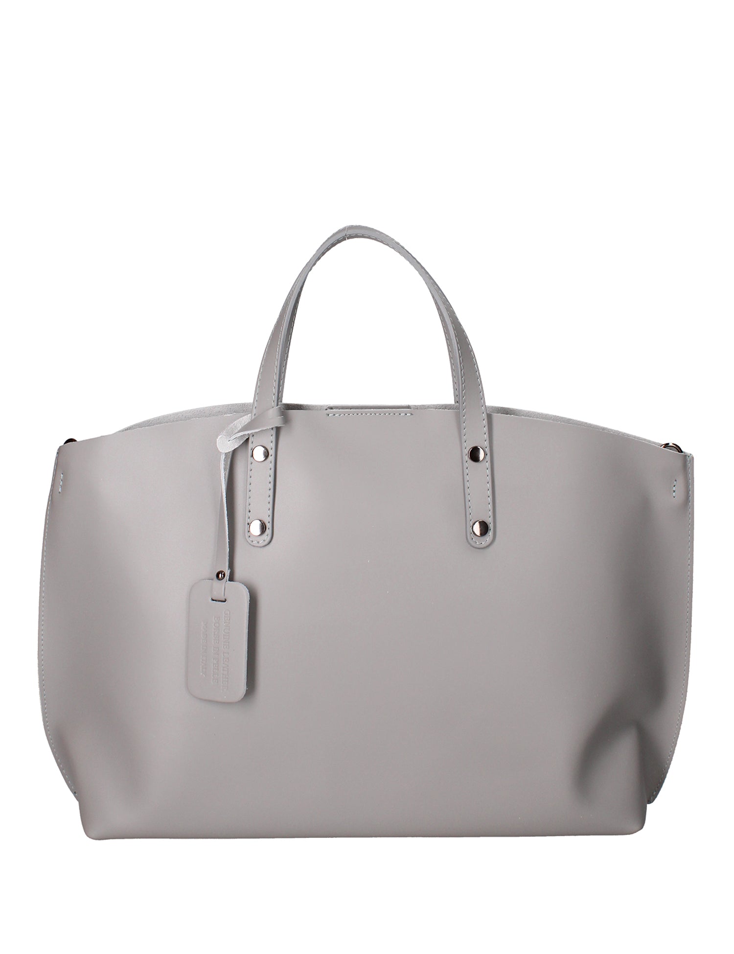 Lumena Borsa a mano da donna Vera pelle 2094-L219 GRIGIO Gave Lux