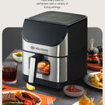 Abs Friggitrice ad Aria Pp Garanzia 24 Mesi RA620DSV-Black Volkshin