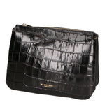 Borsa a mano da donna Vera pelle stampata coccodrillo MYB-7019-SS-C28 NERO My Best Bag