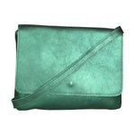 Angelica Pochette da donna Vera pelle 05413-L016 VERDE SCURO Gave Lux