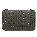 Erevan Borsa a tracolla donna Vera pelle 6589-GRIGIO GREY Gave Lux