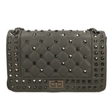 Erevan Borsa a tracolla donna Vera pelle 6589-GRIGIO GREY Gave Lux