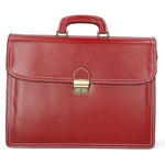 Cesare Borsa da lavoro uomo Vera pelle 7002-ROSSO Gave Lux