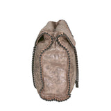 Willelmina Borsa a spalla da donna 100% PU Leather N-9606-TAUPE Gave Lux