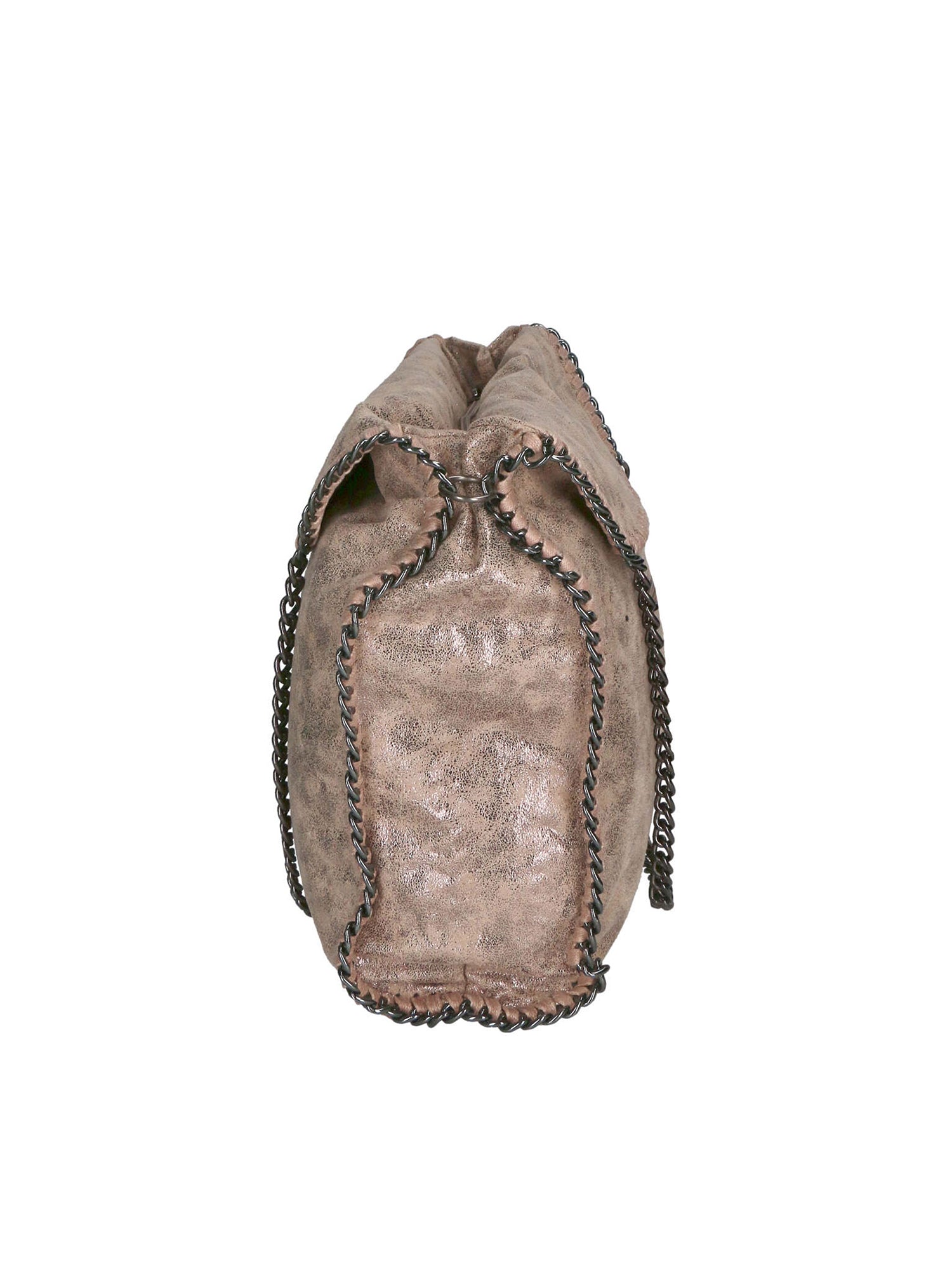 Willelmina Borsa a spalla da donna 100% PU Leather N-9606-TAUPE Gave Lux