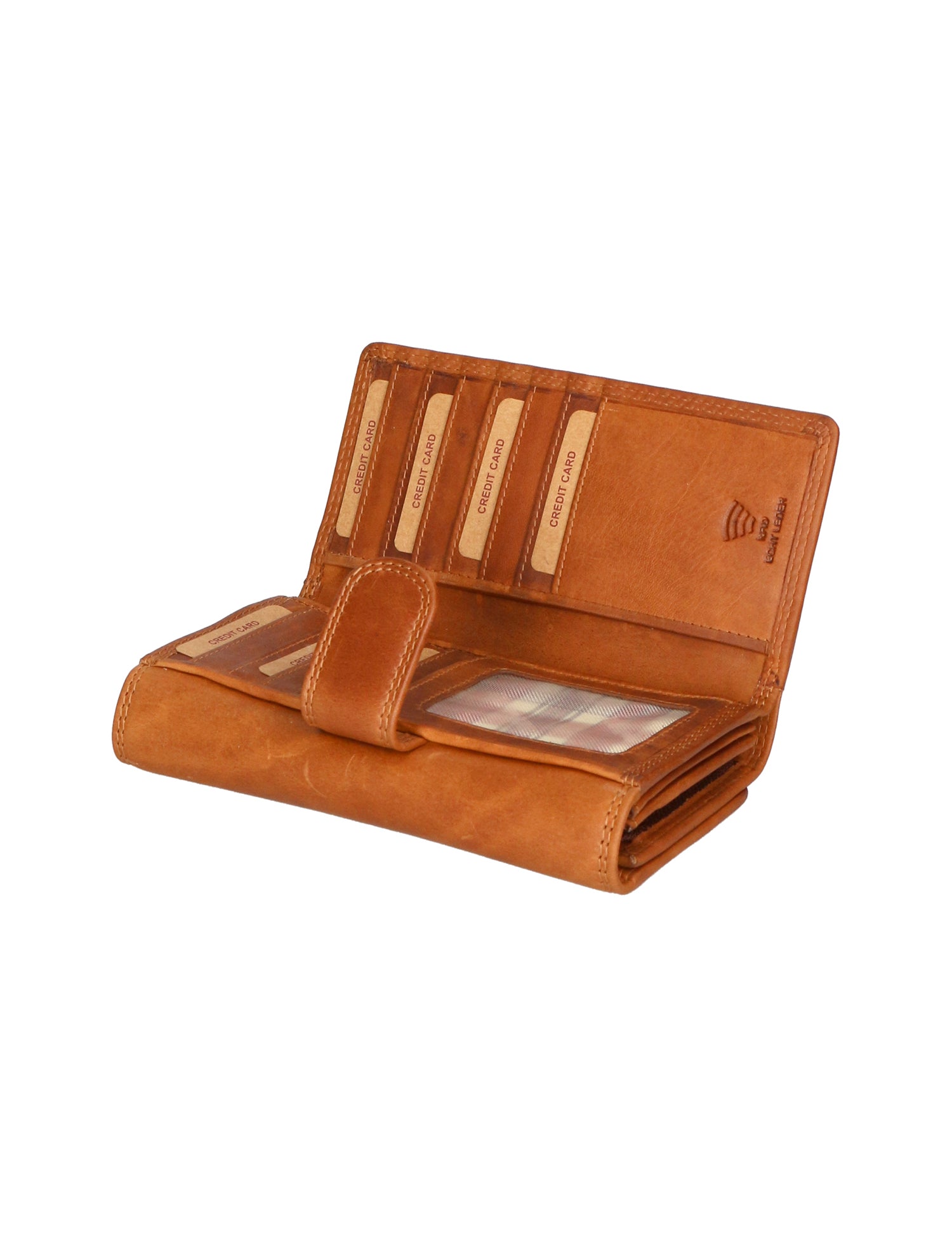 Portafoglio da uomo in vera pelle RFID HILB-5190-CUOIO Hill Burry