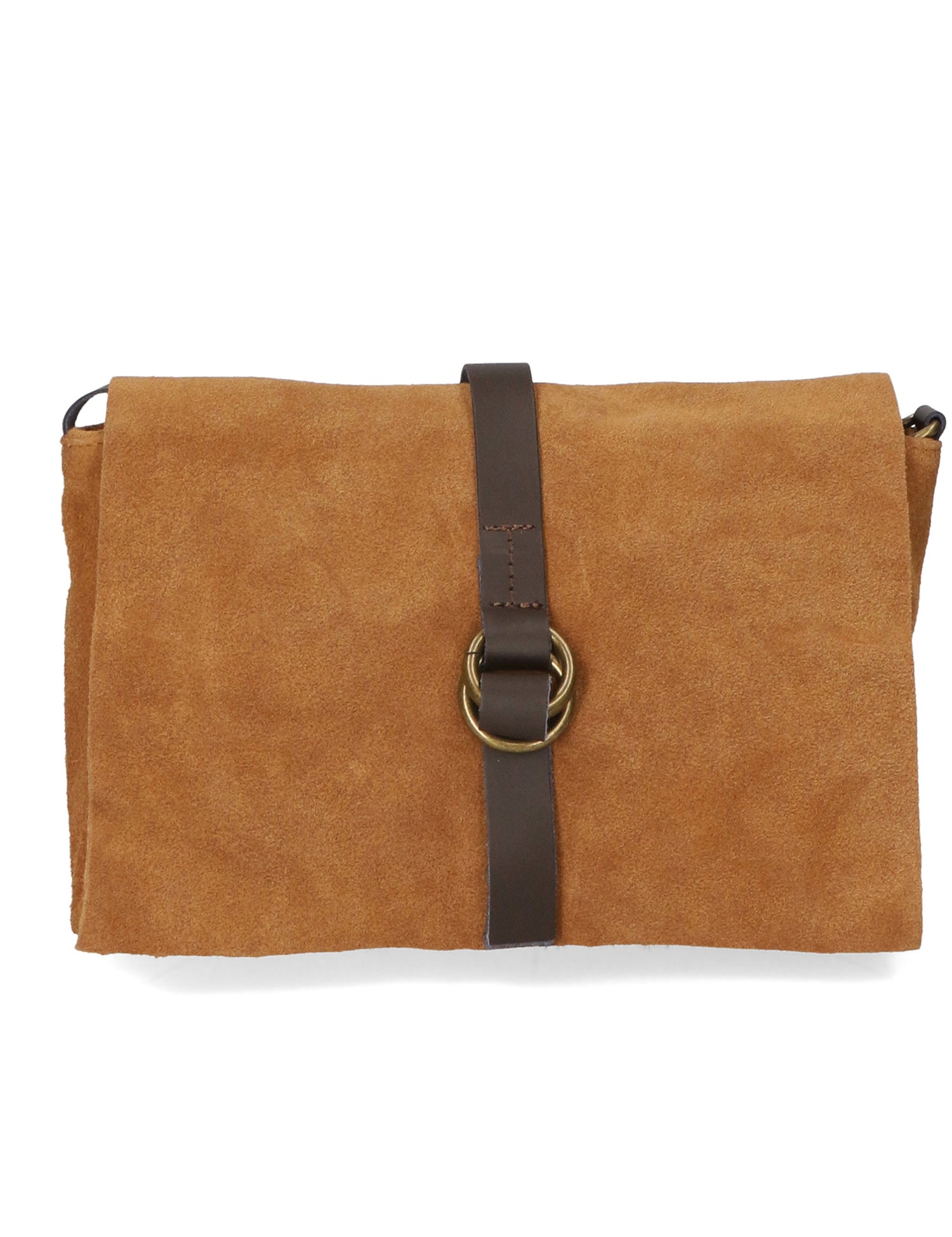 Benedetta Borsa a tracolla da donna Pelle Scamosciata 10011-MARRONE Gave Lux