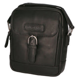 Borsa a tracolla da uomo 100% vera pelle HILB-HT06-BLACK NERO Hill Burry