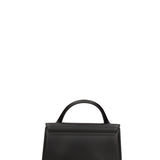Borsa a mano da donna 100% gomma FLAT ARROW 24-BLACK-LIGHT GOLD Marc Ellis