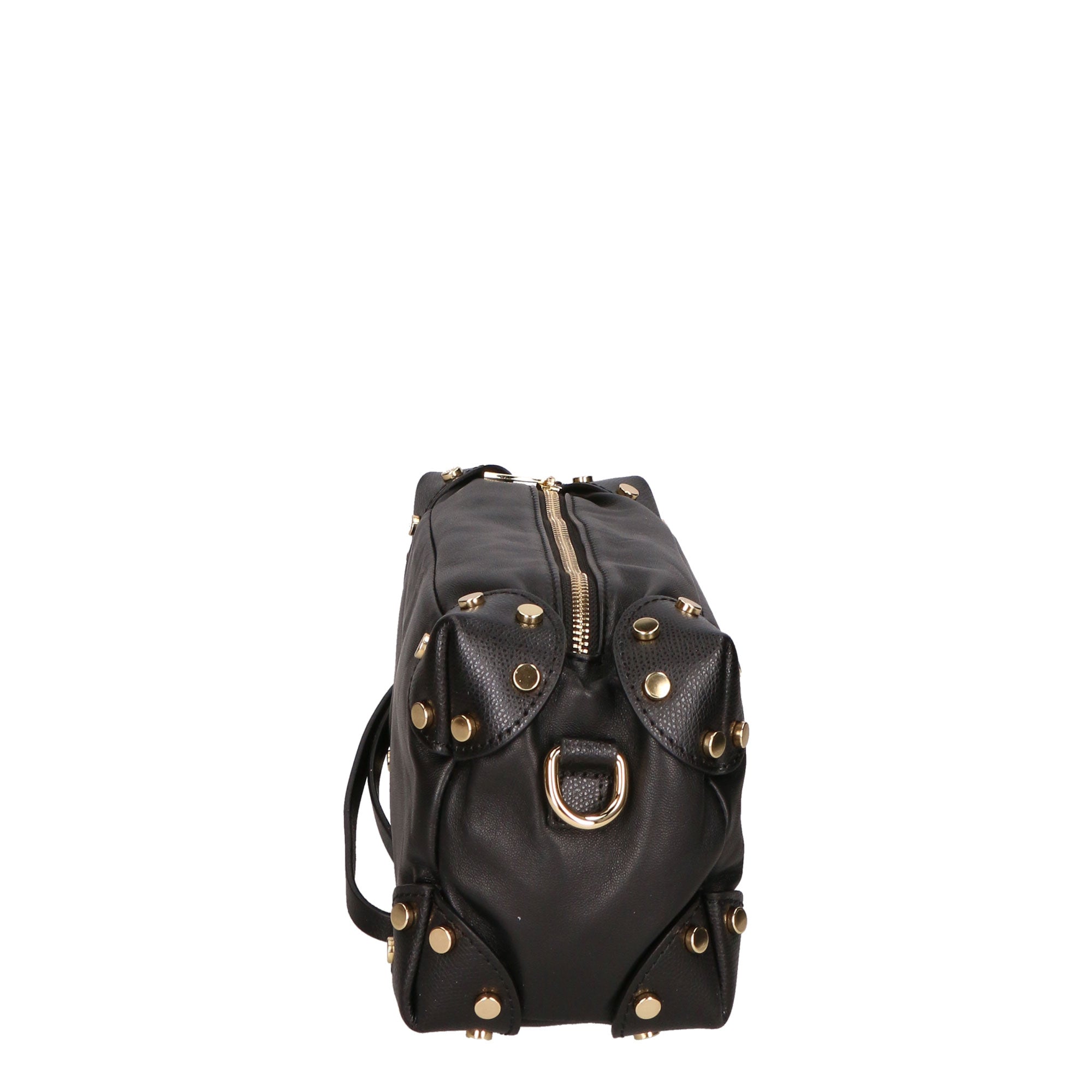 Borsa a tracolla da donna Vera pelle MYB-6011-FW-NERO+P636 NERO My Best Bag