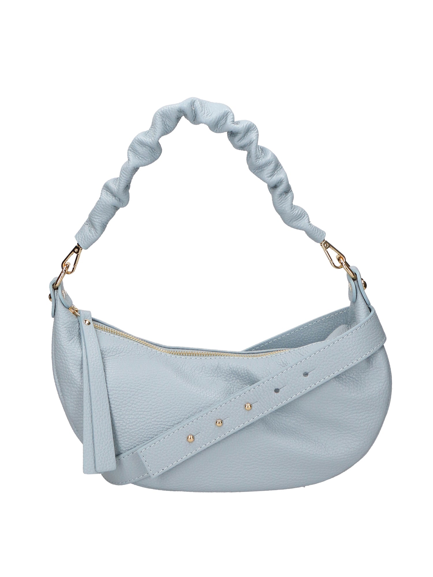 Ida Borsa a spalla da donna Vera pelle 05916-C92 CIELO Gave Lux