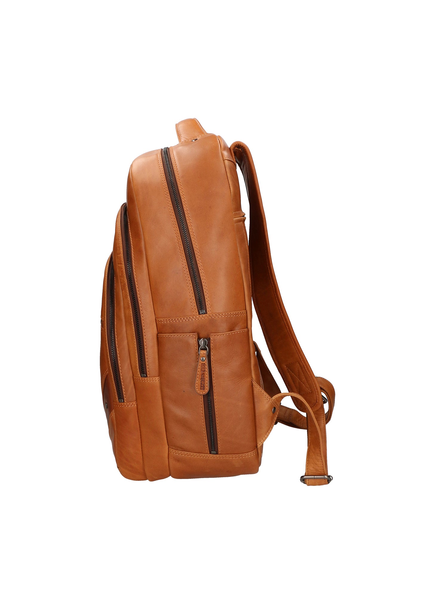 Zaino da uomo in vera pelle RFID HILB-4013-CUOIO Hill Burry