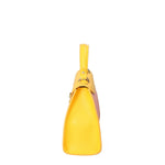 Auriga Chic Borsa a mano da donna Vera pelle 8924-ROSA+GIALLO Gave Lux
