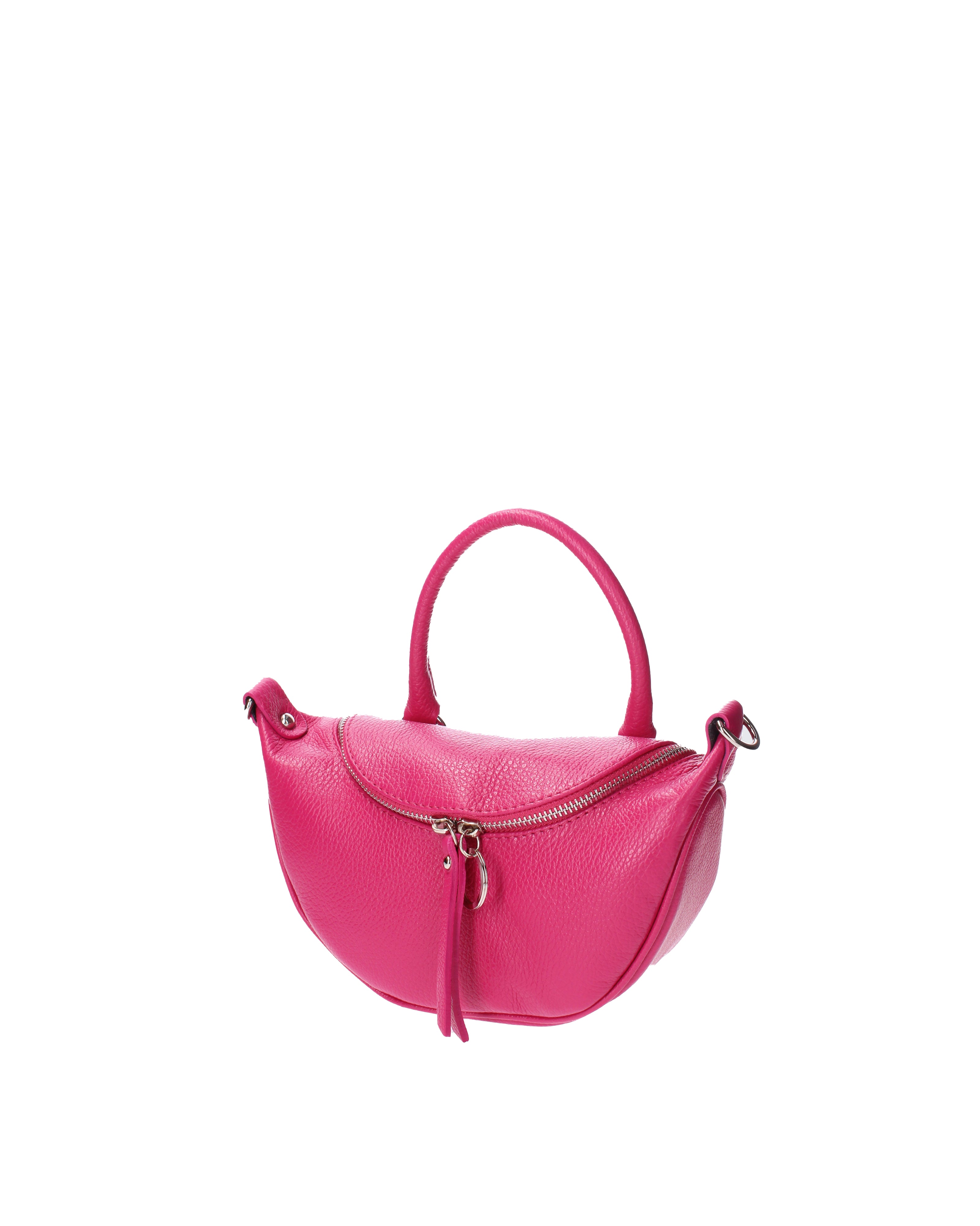 Mae Borsa a mano da donna Vera pelle 07142-D02 FUXIA Viola Castellani