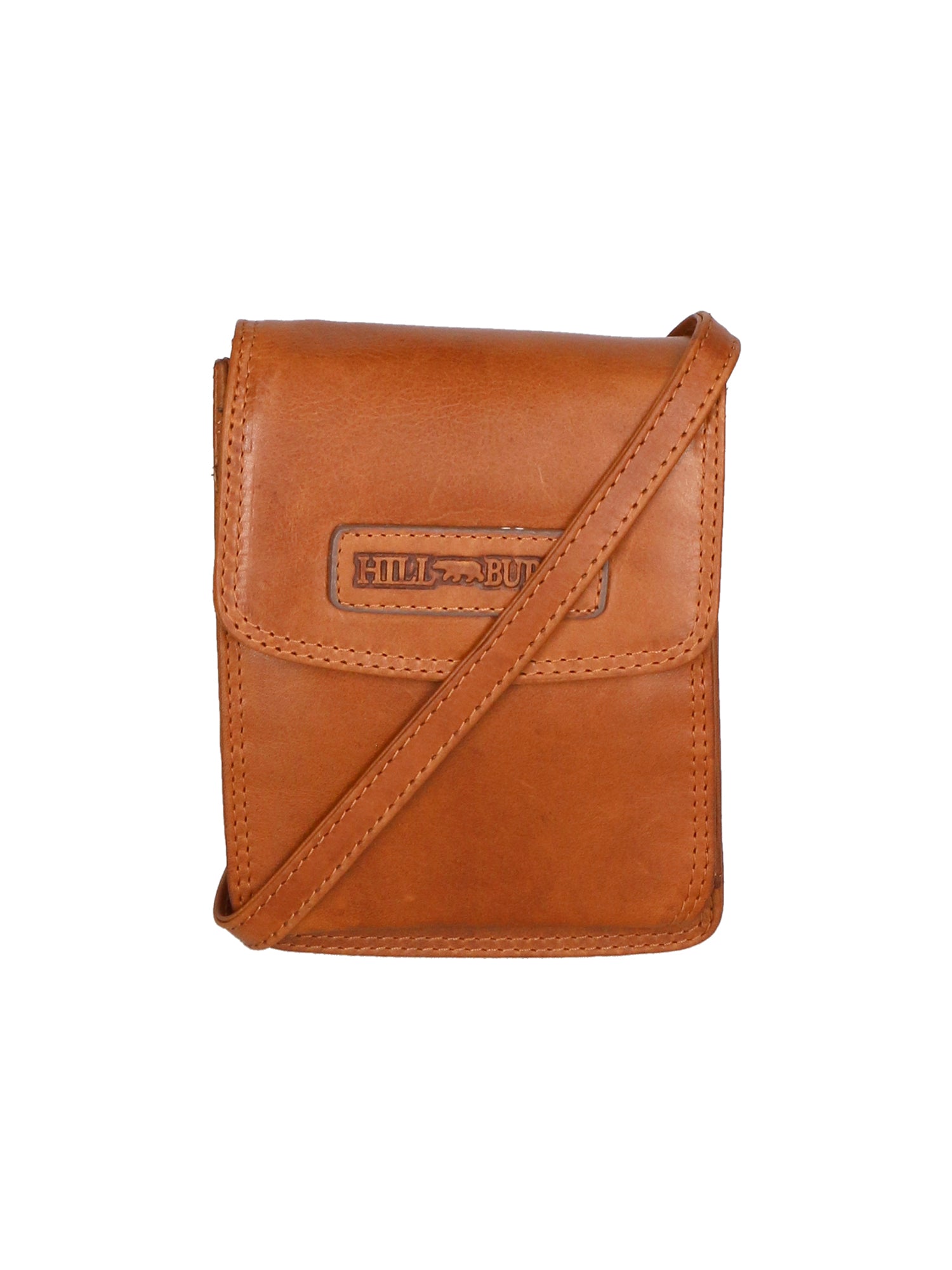 Marsupio da uomo in vera pelle RFID HILB-3171-COGNAC CUOIO Hill Burry