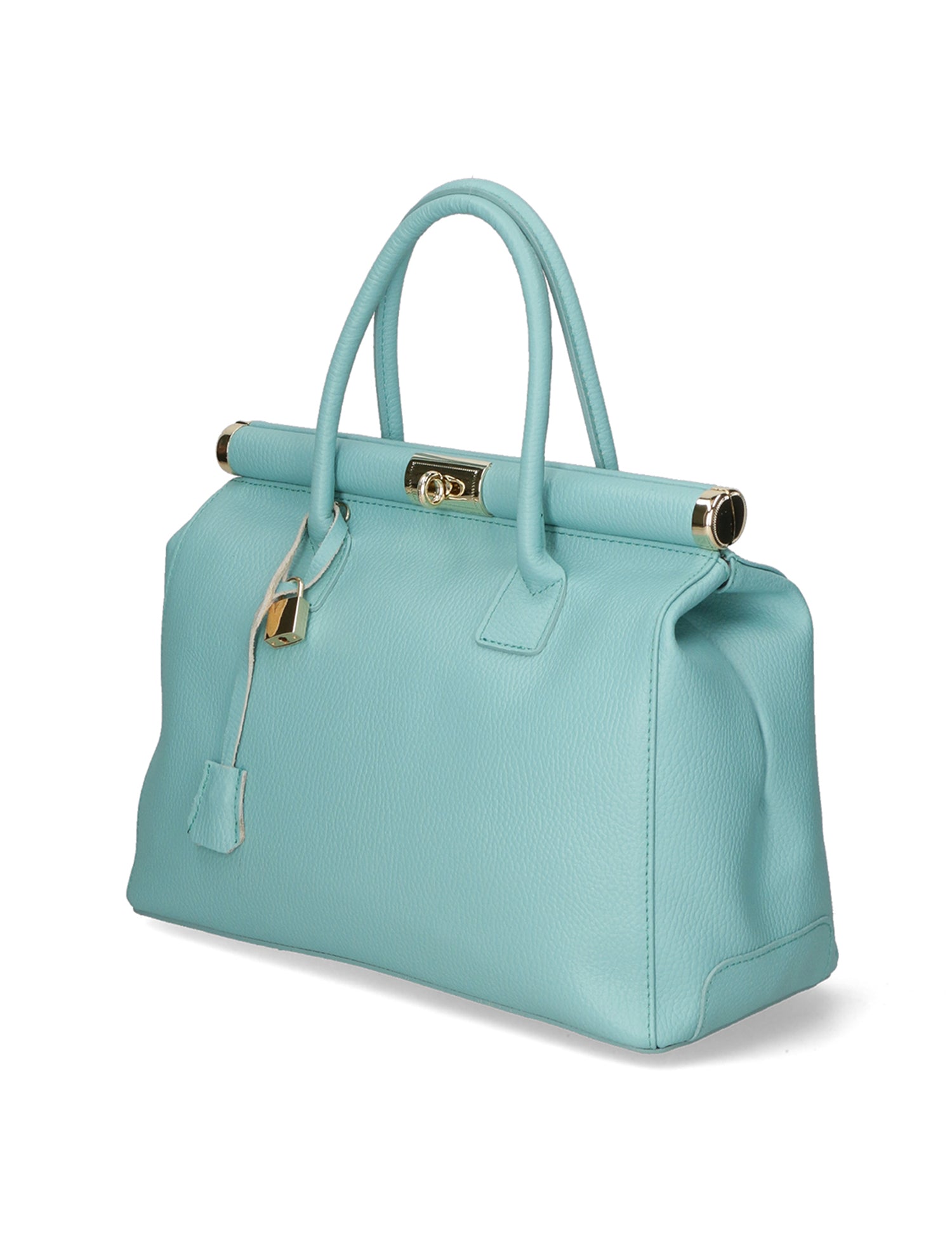 Aleria Borsa a mano da donna Vera pelle 8005-D80 ACQUA Gave Lux