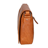 Borsa a tracolla da uomo Vera pelle RFID HILB-3075-CUOIO Hill Burry