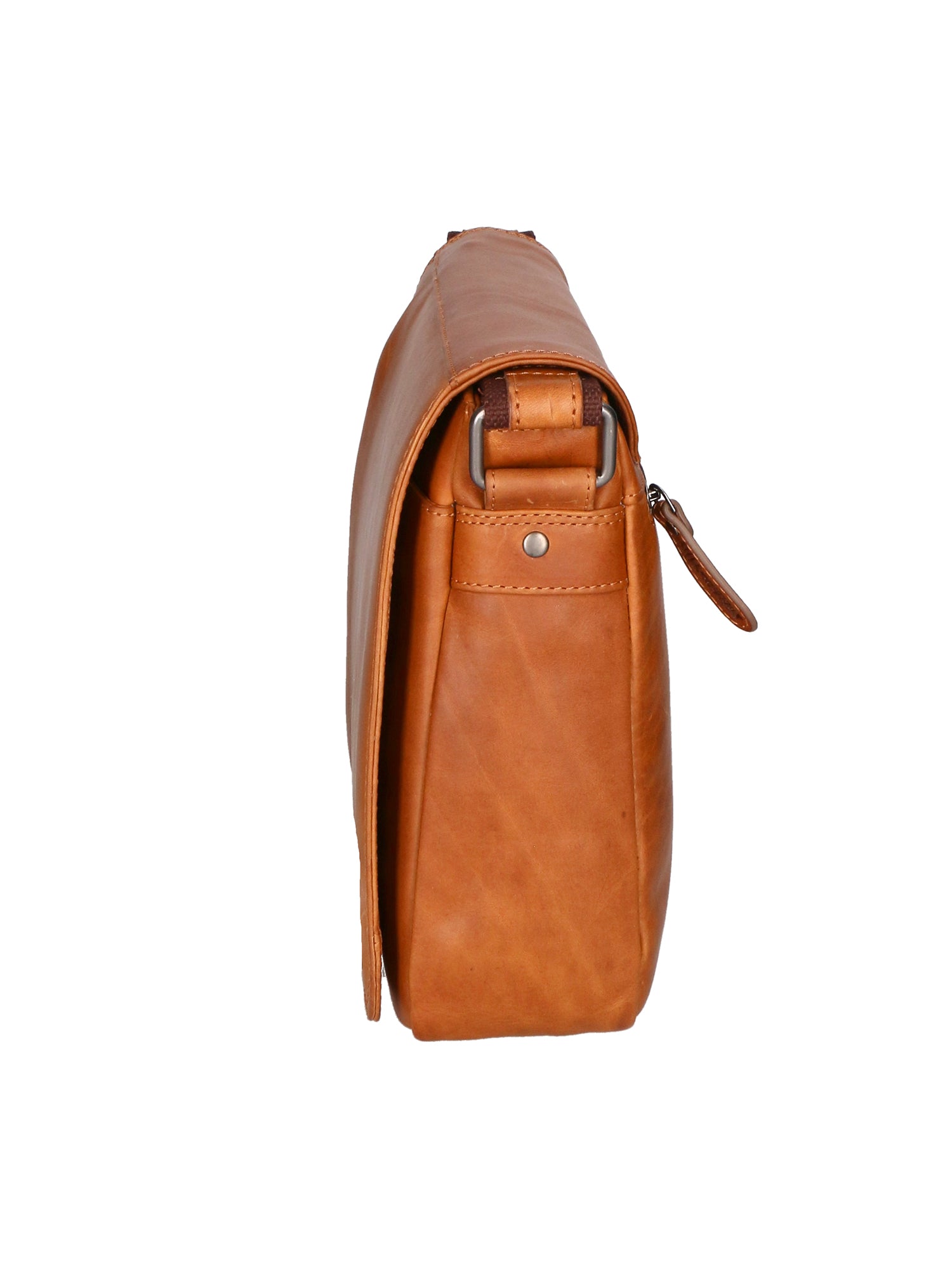 Borsa a tracolla da uomo Vera pelle RFID HILB-3075-CUOIO Hill Burry