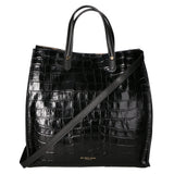 Borsa a mano da donna Pelle stampata cocco MYB-6028-FW-C28 NERO My Best Bag